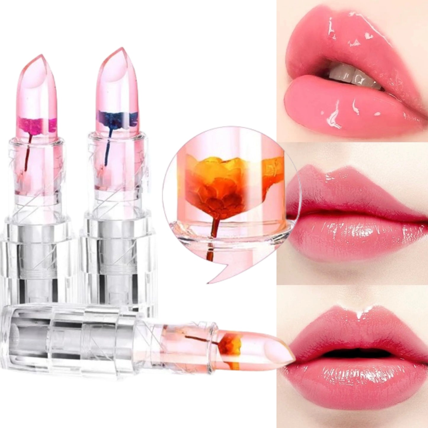 BÁLSAMO LABIAL FLOR MÁGICO DE KOREAN™|🌷 2 POR 1 S/ 45.99 ó Llévate - 3 Unid x S/ 65.99